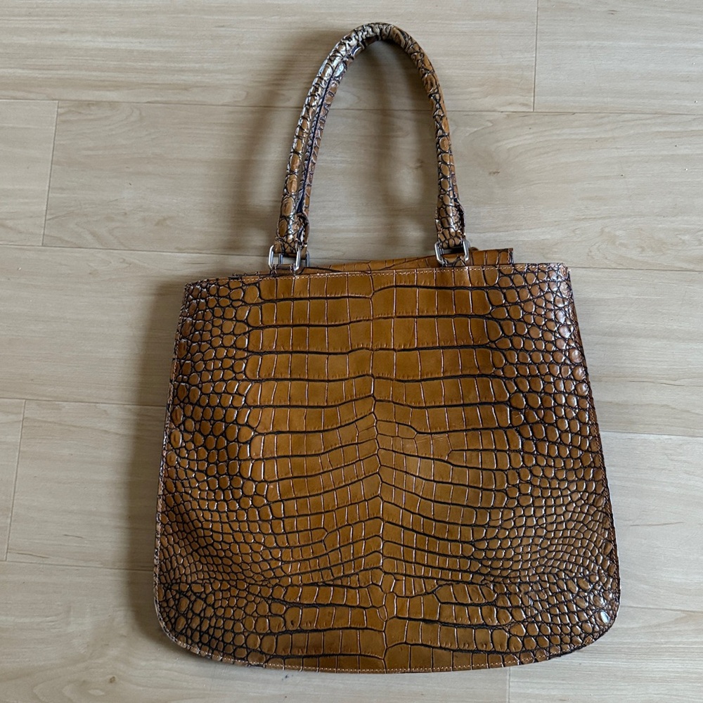 DOONEY & BOURKE STYLISH MED SIZE LEATHER HANDBAG FUNCTIONAL ELEGANT CLASSIC VTG - Picture 5 of 12